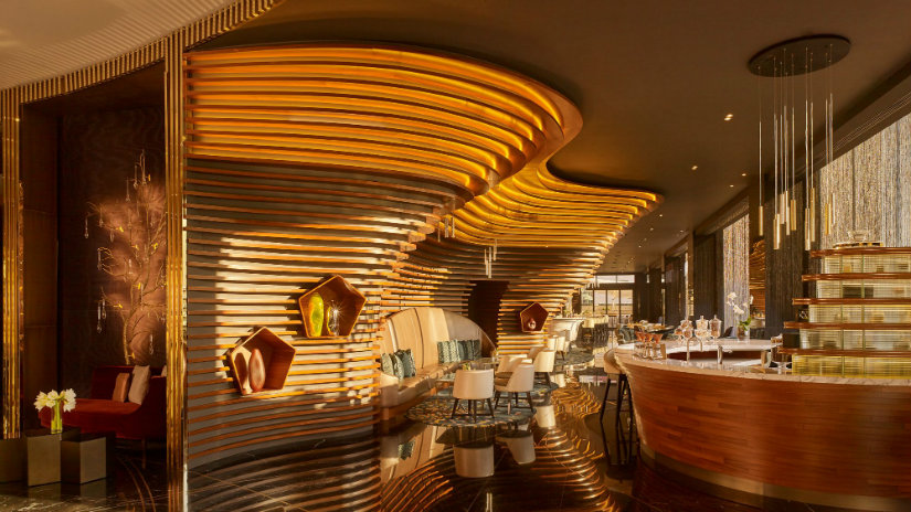 Ritz Carlton Astana OZEN restaurant bar