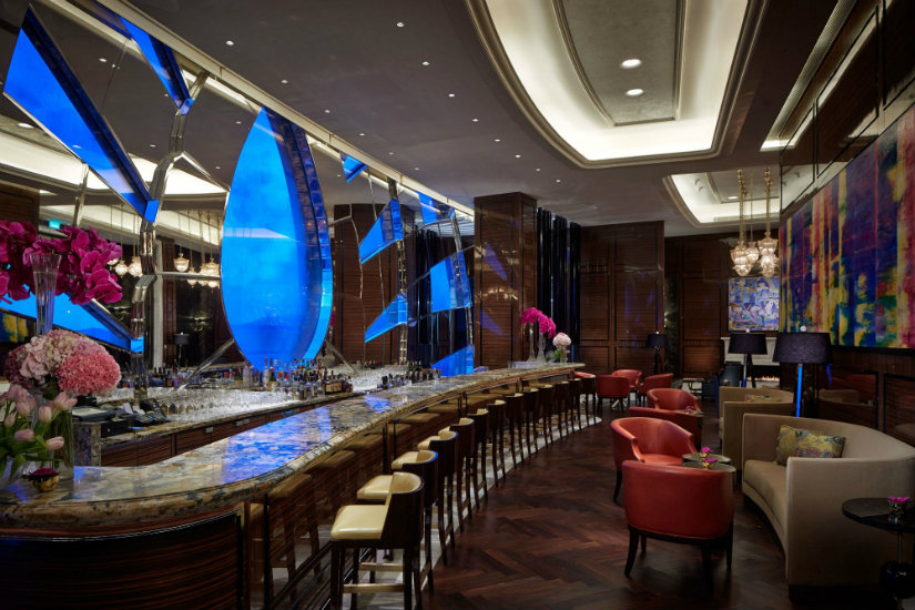 Ritz Carlton Macau lounge bar chairs